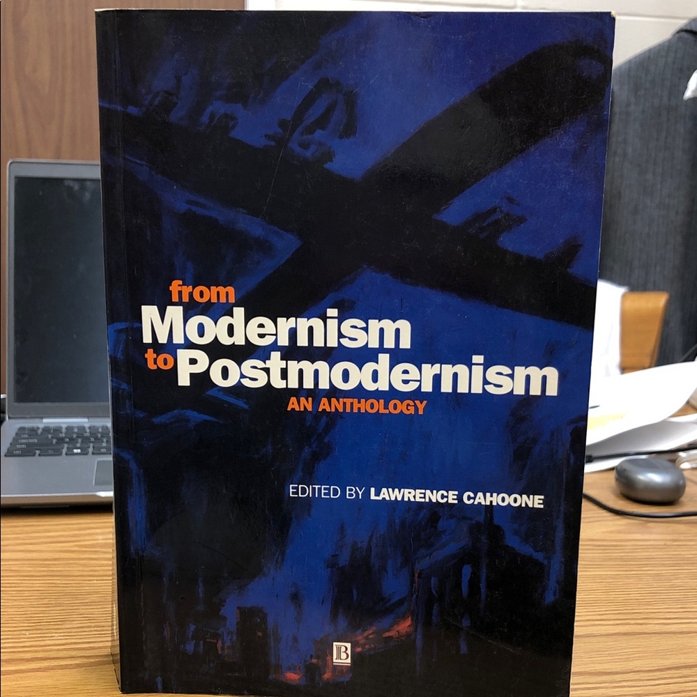 From Modernism to Postmodernism Anthology - Deep Blue Cover